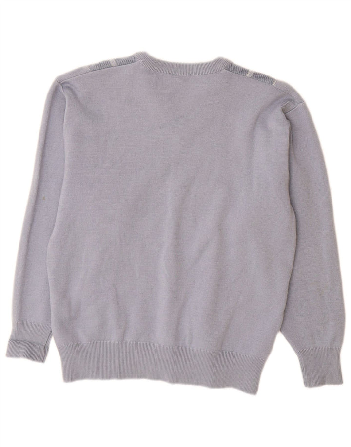Gabicci Pull Col V Homme Laine Rayée Bleu Moyen