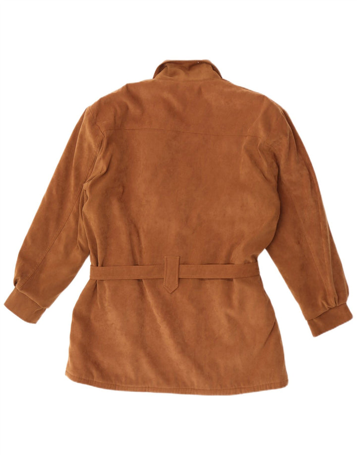veste utilitaire femme vintage EU 42 Grand Brun