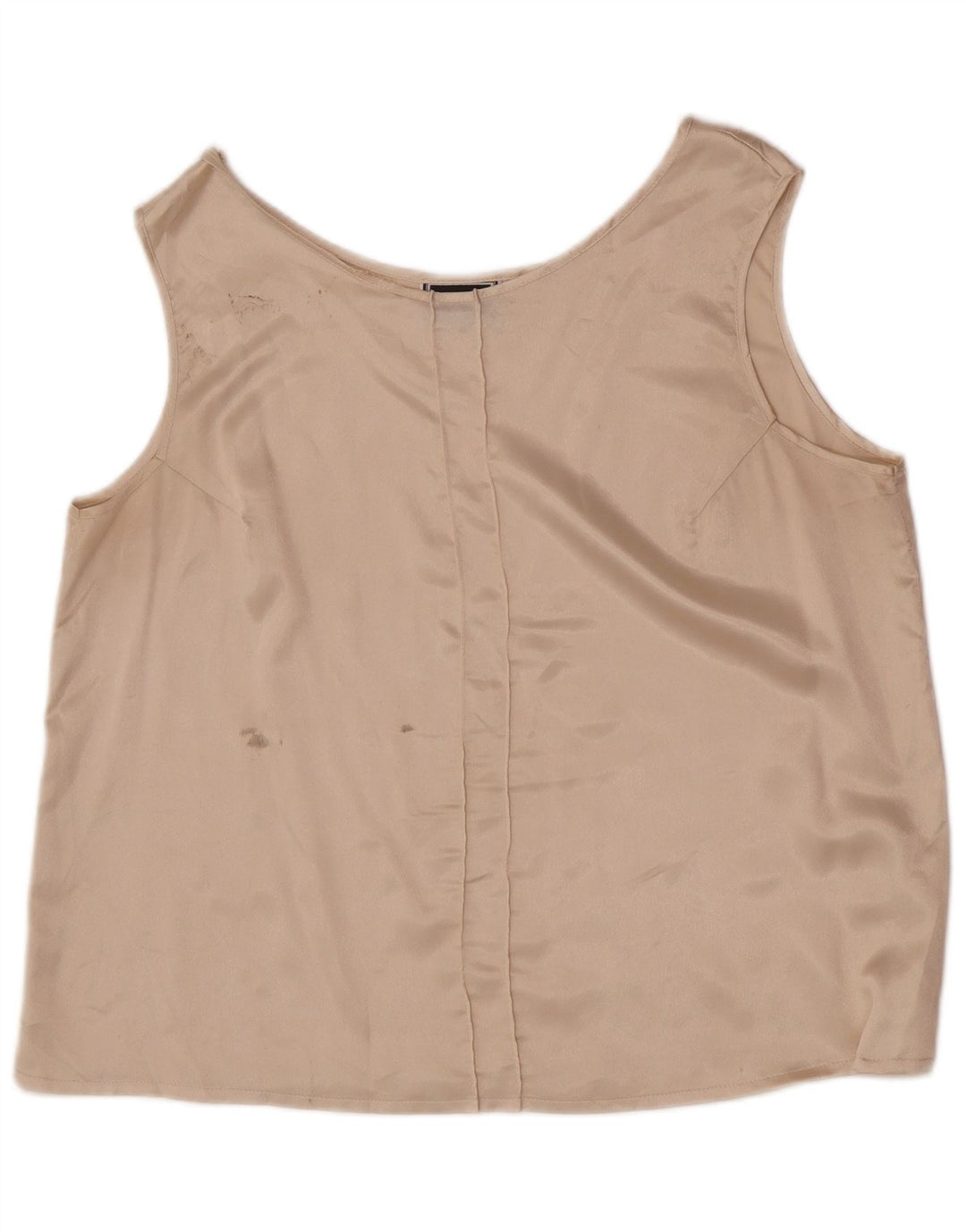 Luisa Spagnoli Débardeur court pour femme IT 42 2XL Beige Polyester
