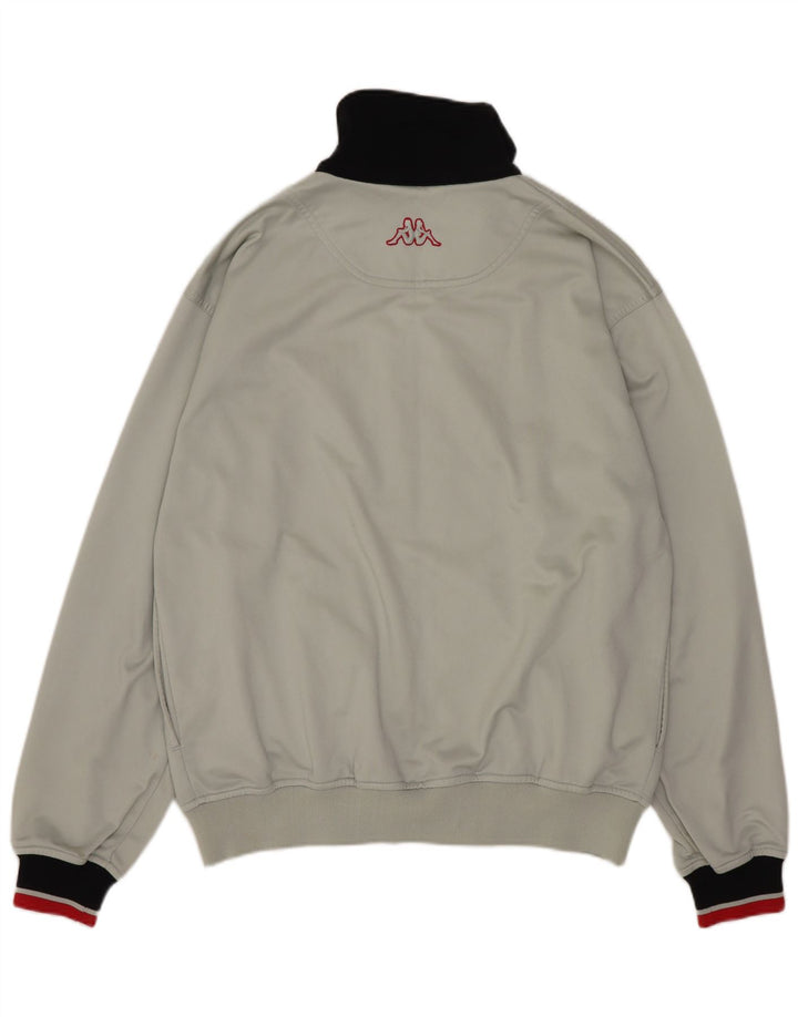 KAPPA Veste de Survêtement Homme Petit Gris