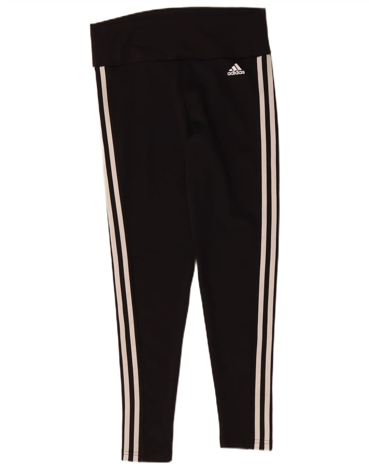 Adidas Femmes Aeroready Leggings UK 12/14 Moyen Noir Polyester