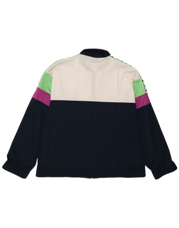 Lotto Veste de Survêtement Graphique pour Homme Large Bleu Marine Colorblock
