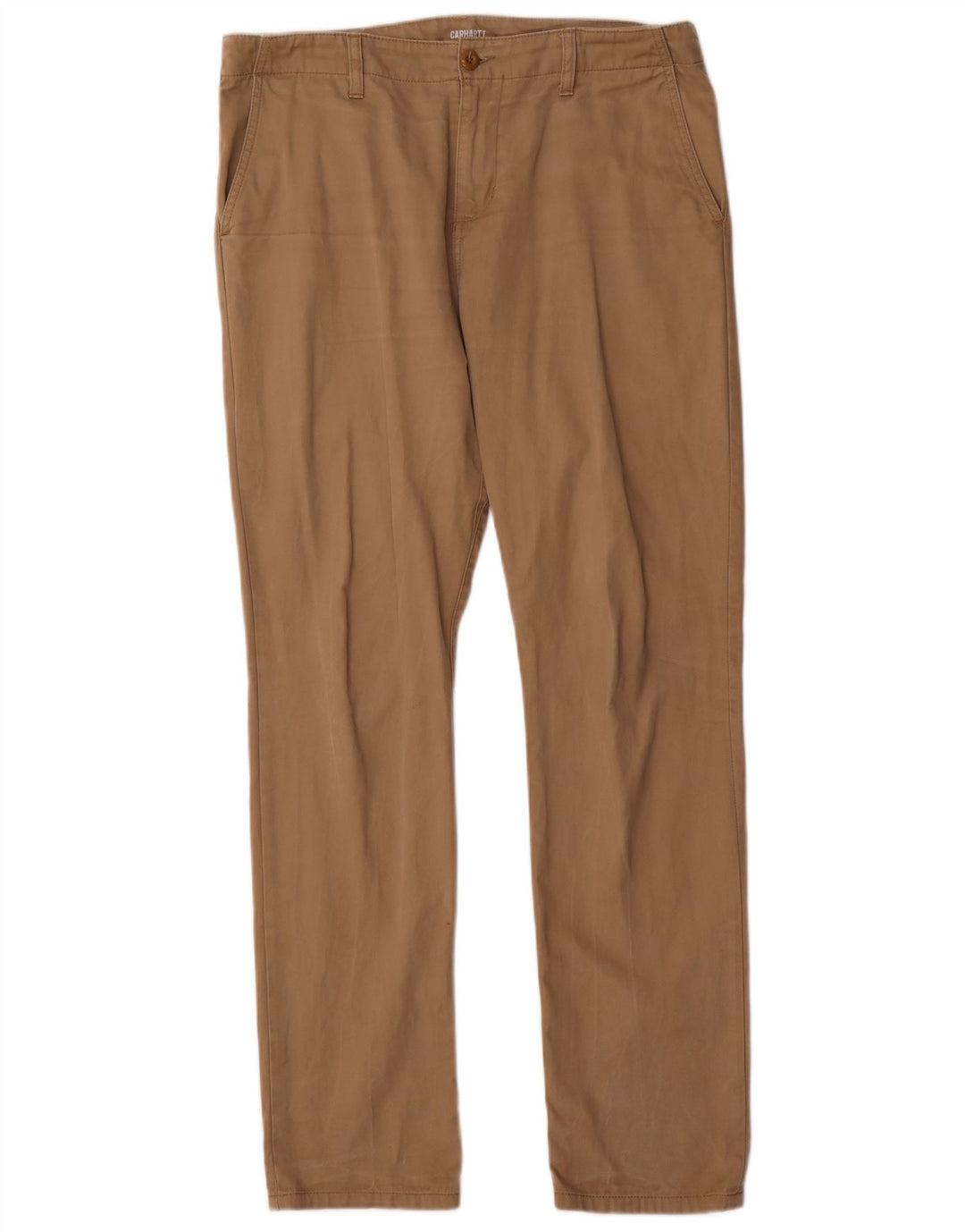 CARHARTT Pantalon Chino Slim Homme W34 L32 Coton Beige