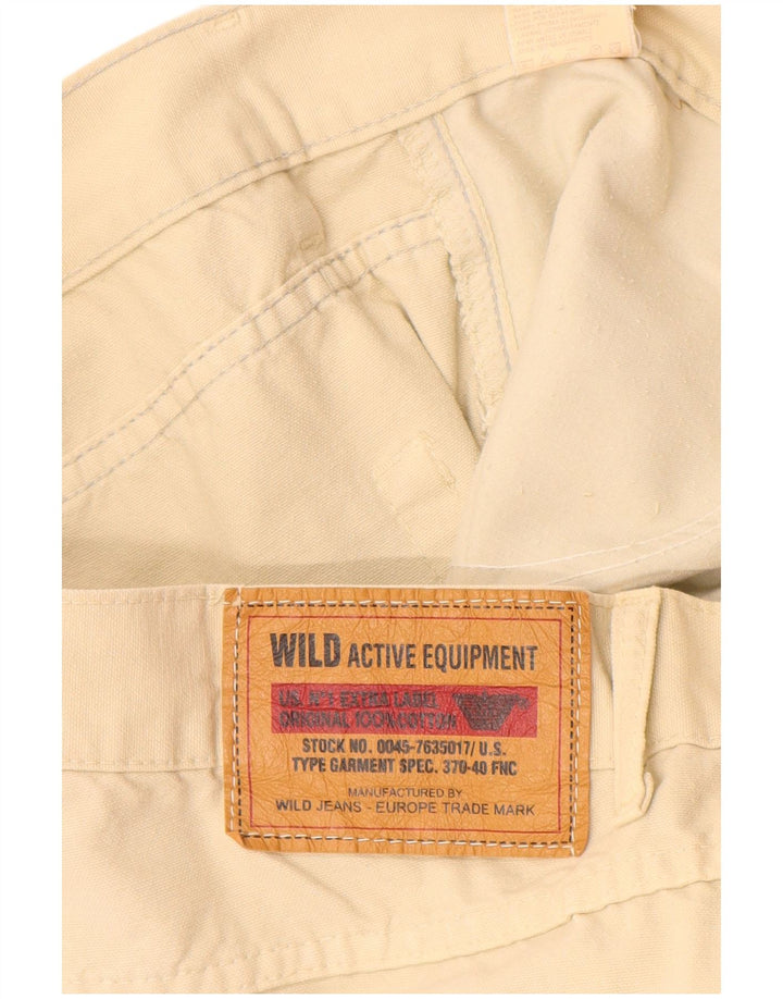 WILD JEANS Pantalon décontracté fuselé pour homme IT 54 2XL W34 L33 Beige Coton