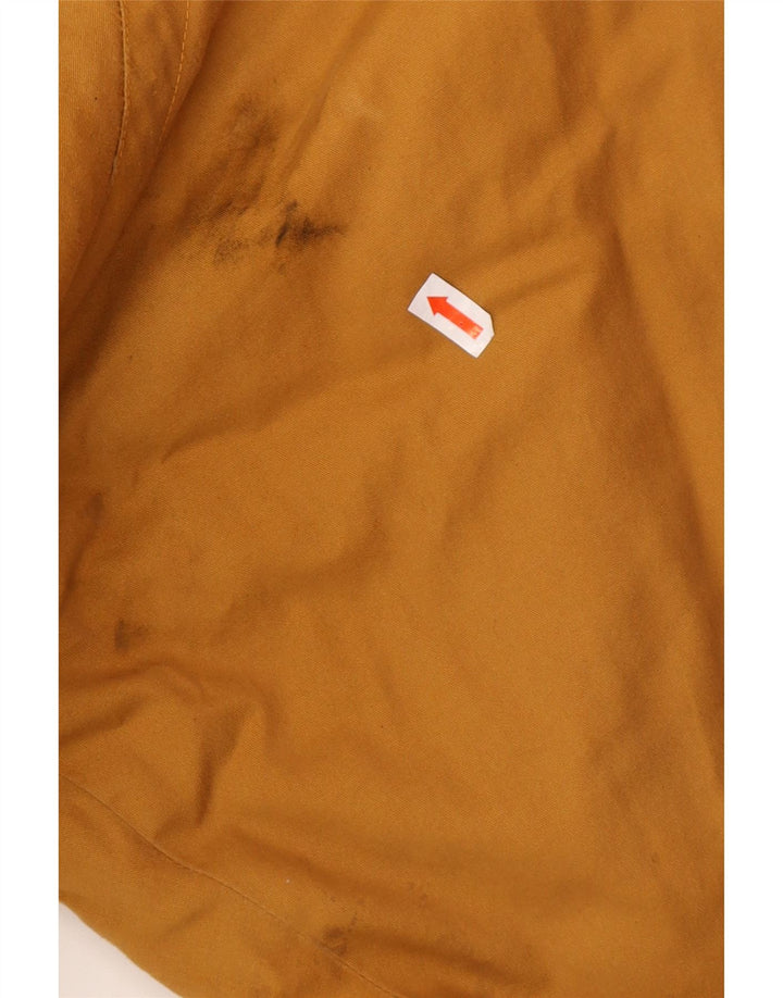 VINTAGE Veste coupe-vent surdimensionnée pour femme IT 42 Coton marron moyen