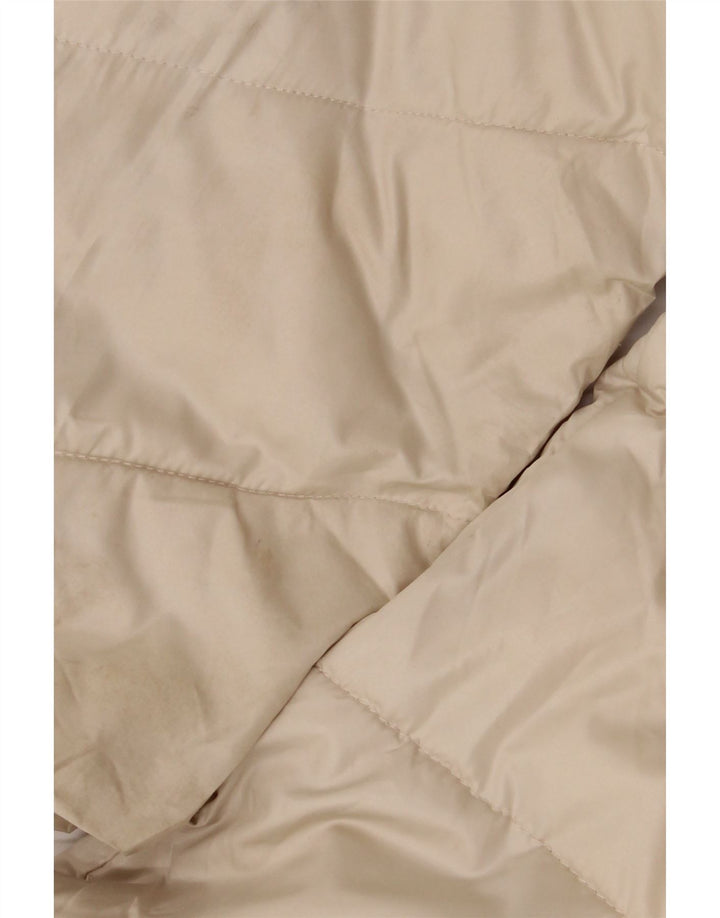 Marks & Spencer Manteau matelassé surdimensionné à capuche pour femme UK 14 Medium Off White