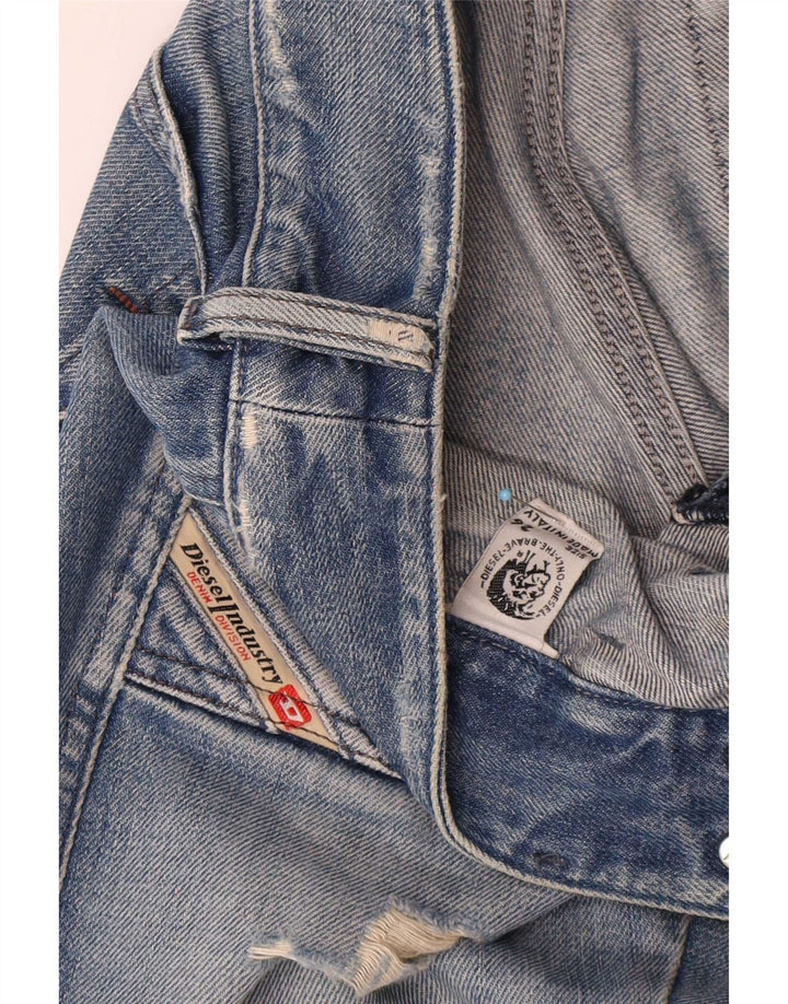 Diesel Jean bootcut effet vieilli pour femme W26 L31 Bleu