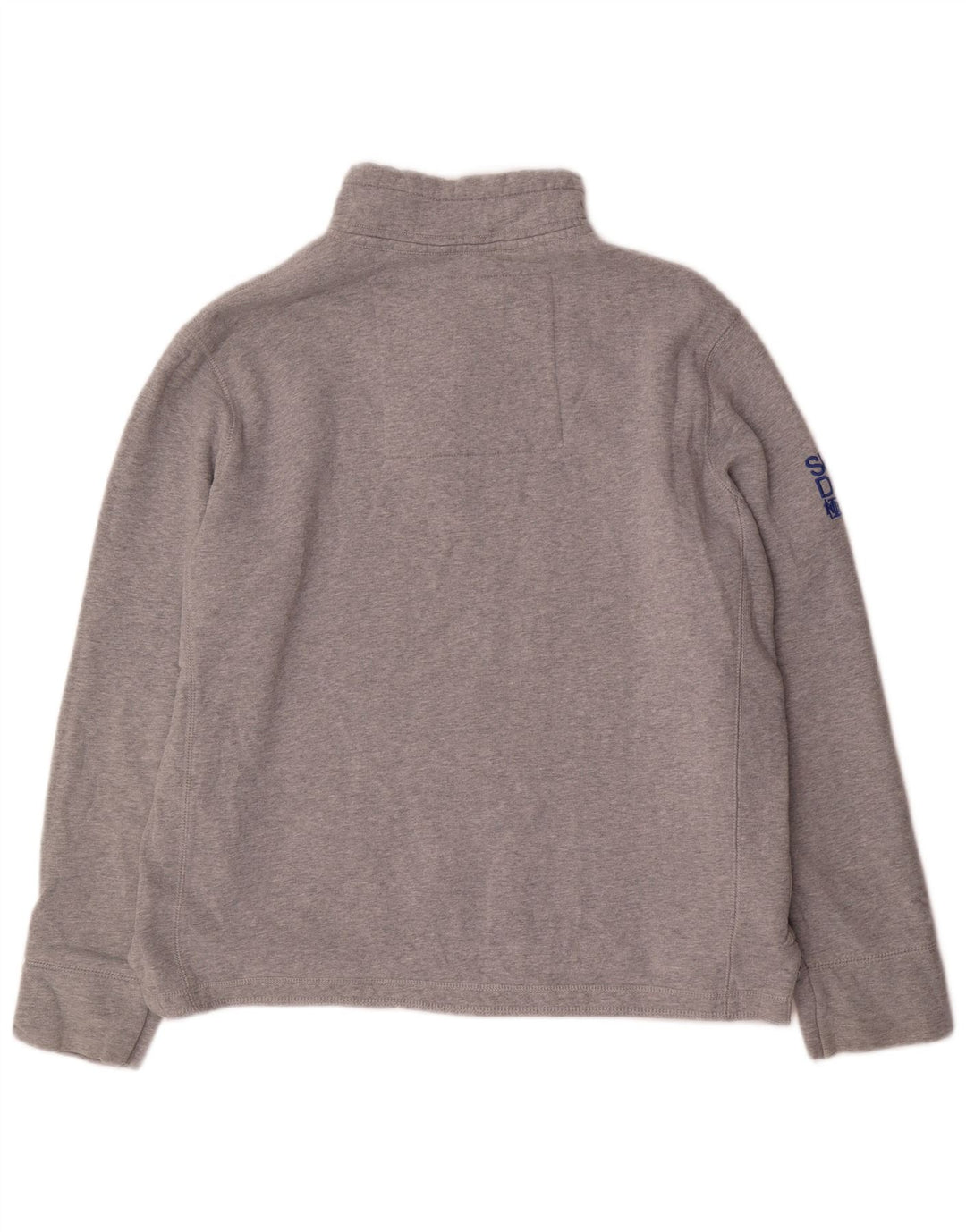 SUPERDRY Sweat-shirt graphique à col boutonné pour homme 2XL Gris moucheté
