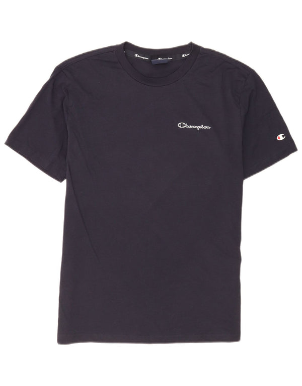 Champion T-Shirt Homme Haut Petit Bleu Marine Coton