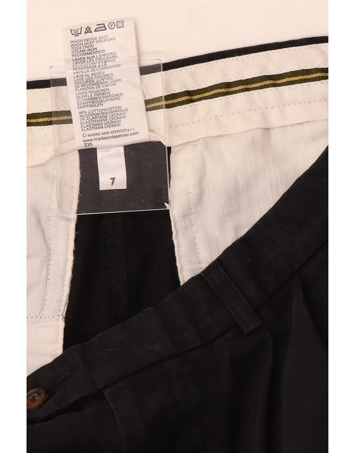 Marks & Spencer Pantalon de costume pour homme W34 L31 en coton noir