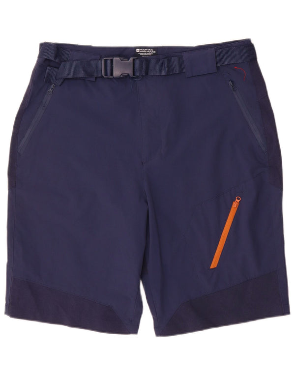 Mountain Warehouse Short cargo pour homme W34 en polyester bleu marine Taille L