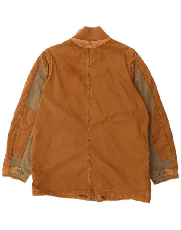 Timberland Veste utilitaire coupe régulière pour homme UK 42 XL Marron Colourblock Army