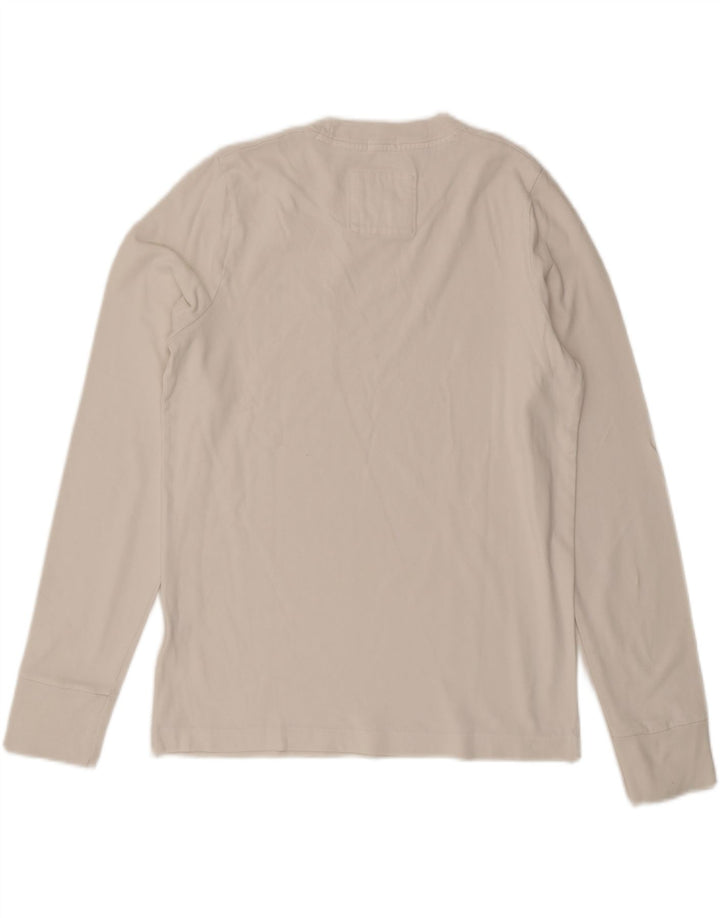 Abercrombie & Fitch Haut musclé à manches longues pour homme Blanc moyen