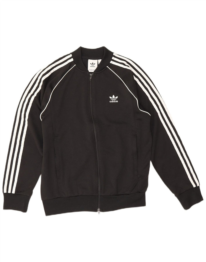 Adidas Veste de survêtement pour homme Noir moyen Polyester