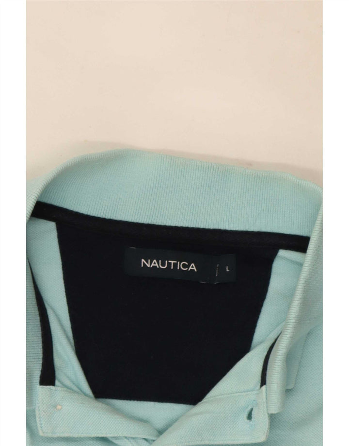 Nautica Polo Homme Grand Coton Turquoise
