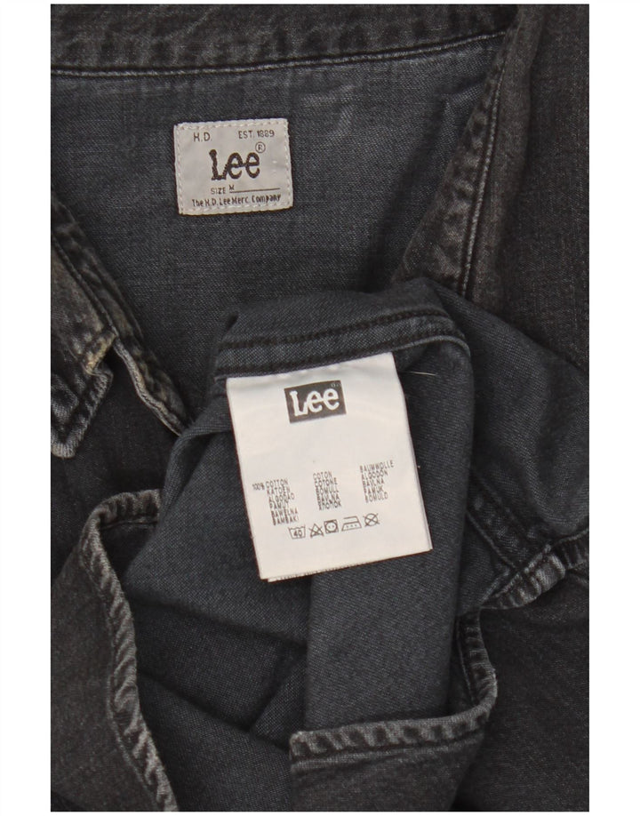 LEE Chemise en Jean Homme Noir Moyen Coton