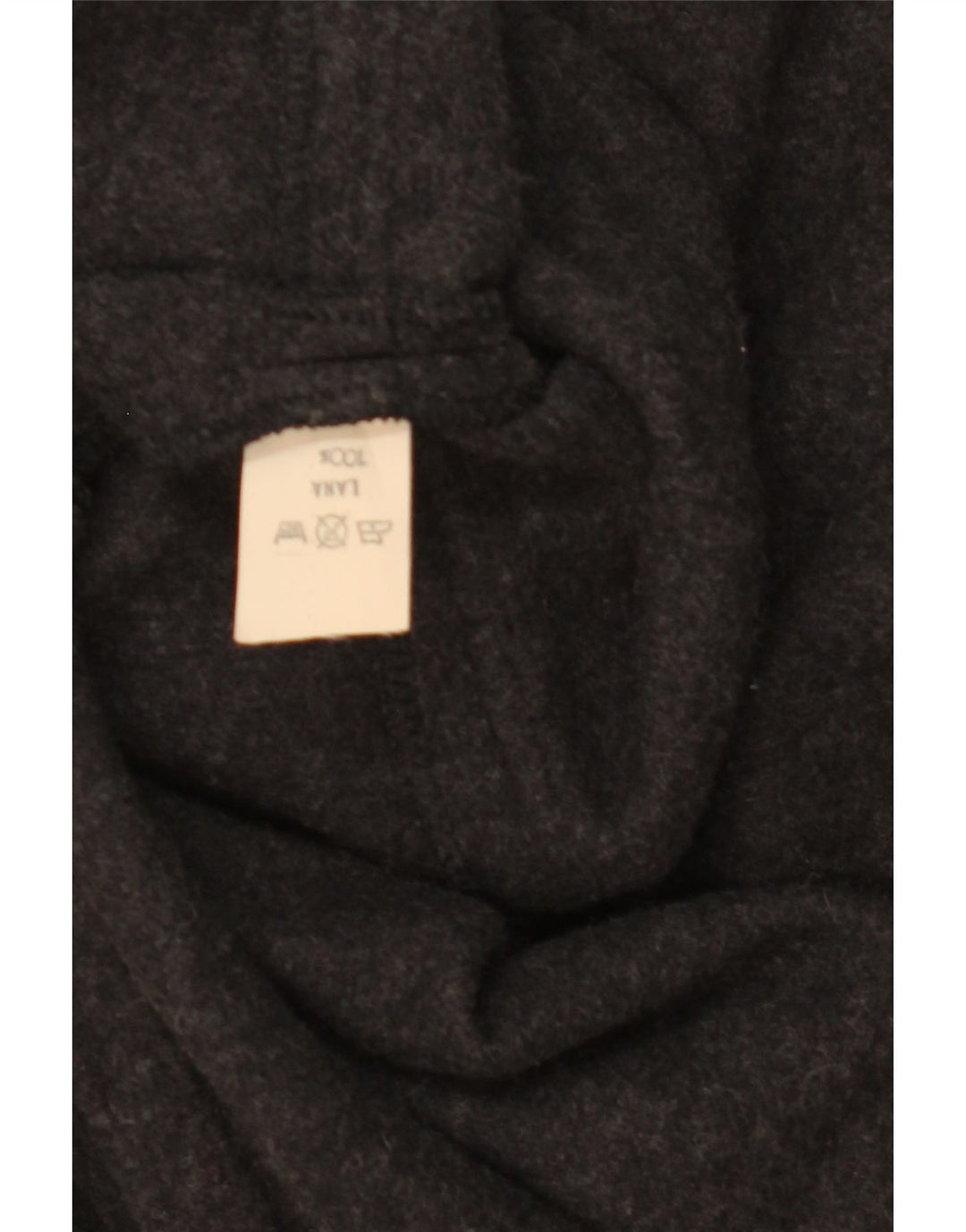 vintage Femme Cape à capuche Manteau Taille Unique Laine Grise