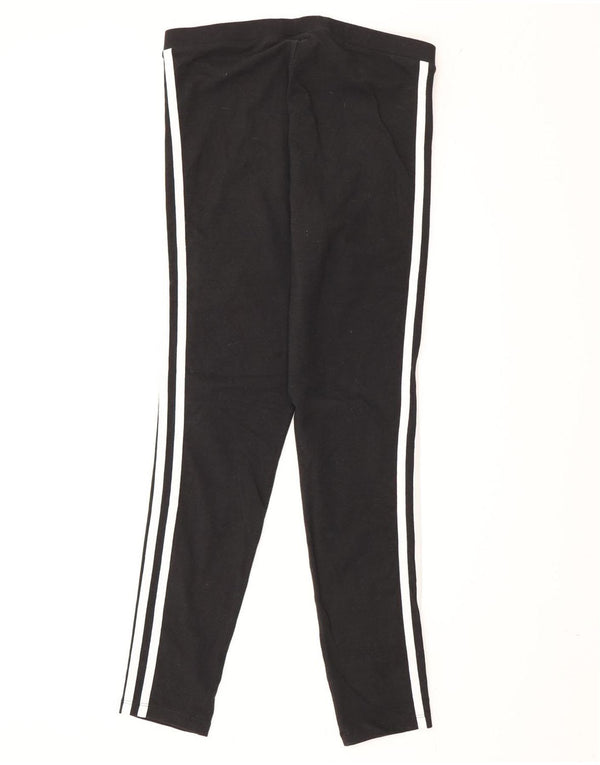 Adidas Leggings Femme UK 10 Petit Coton Noir