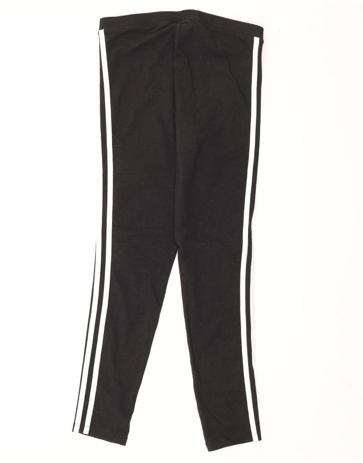 Adidas Leggings Femme UK 10 Petit Coton Noir