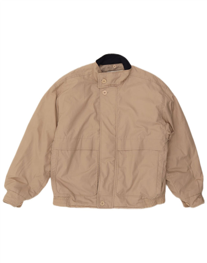 LONDON FOG Veste bomber à capuche pour homme UK 38 Beige moyen Polyester