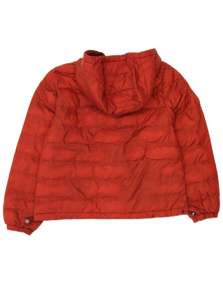 Levi's Veste matelassée à capuche pour femme UK 44 Orange moyen Polyester Hiver