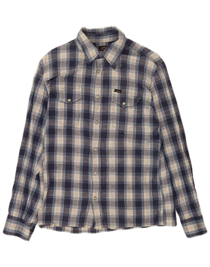 Lee Chemise Graphique Homme Grand Carreau Bleu Coton
