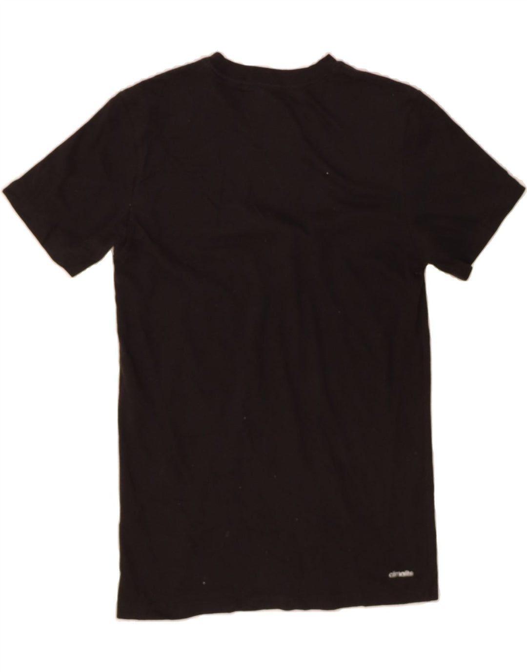 ADIDAS Mens T-Shirt Top Small Black Polyester Vintage Adidas and Second-Hand Adidas from Messina Hembry 