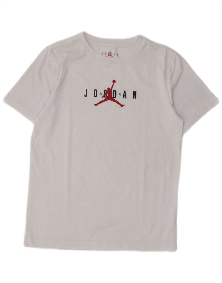 Jordan T-shirt graphique pour garçon 12-13 ans Grand Blanc Polyester