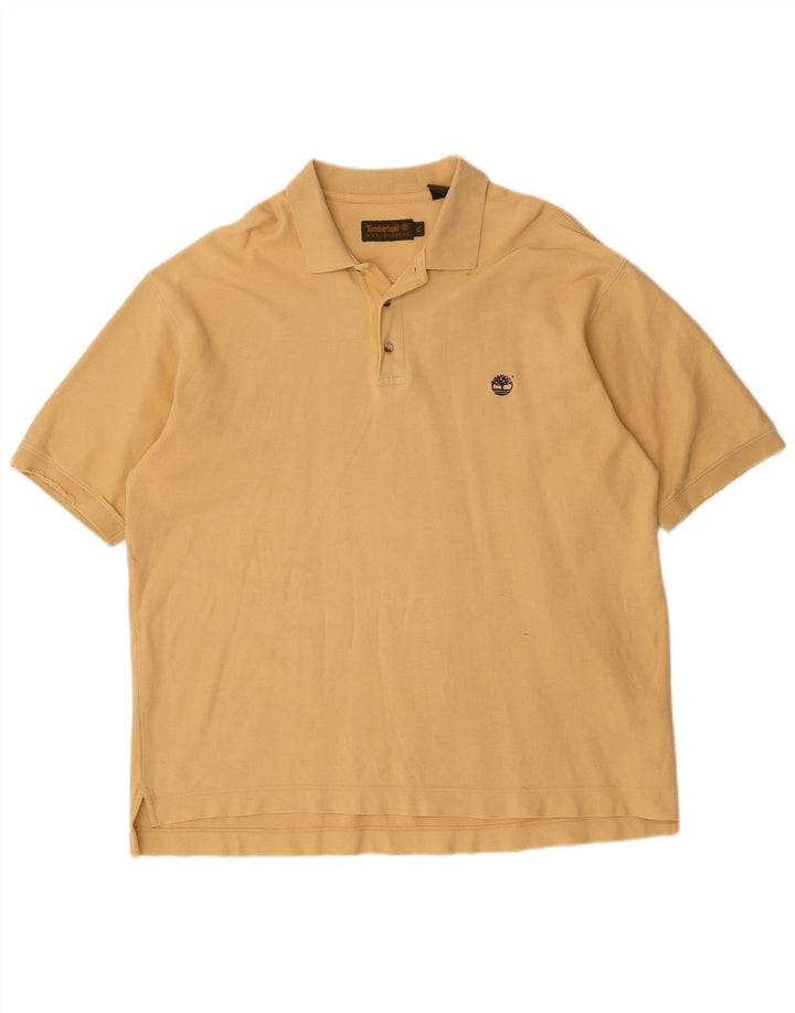 Timberland Polo Homme XL Jaune Coton