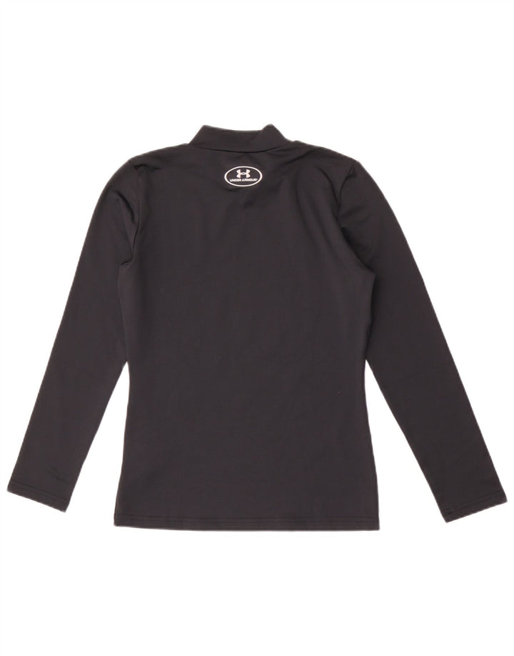 Under Armour Cold Gear Top à manches longues pour garçon 11-12 ans Noir Taille L