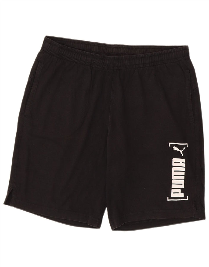 Puma Short de Sport Graphic Homme Noir Taille L