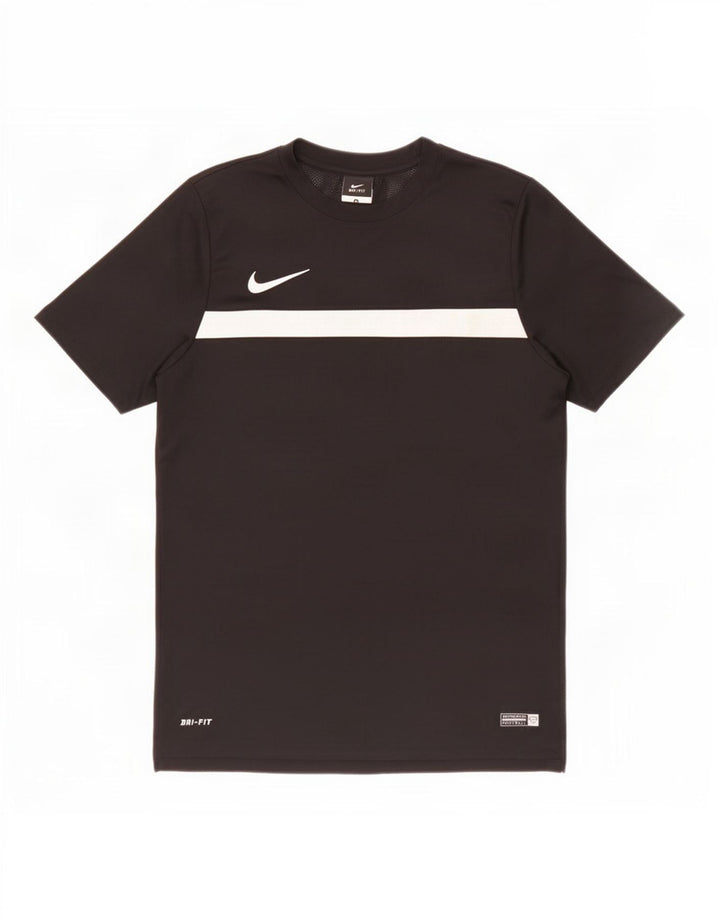 Nike Hommes Dri Fit T-Shirt Haut Noir Colorblock Polyester