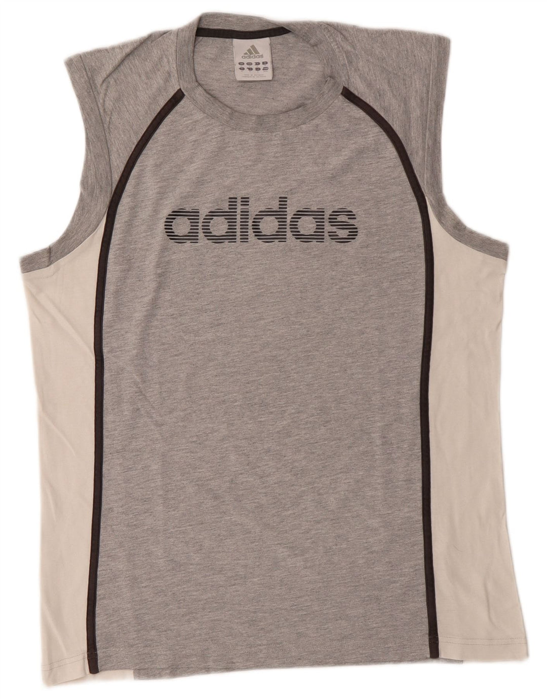 ADIDAS Débardeur Graphic Homme Gris Moyen Colourblock