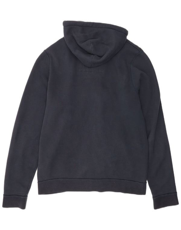 Abercrombie & Fitch Pull à capuche zippé pour homme en coton bleu marine 2XL
