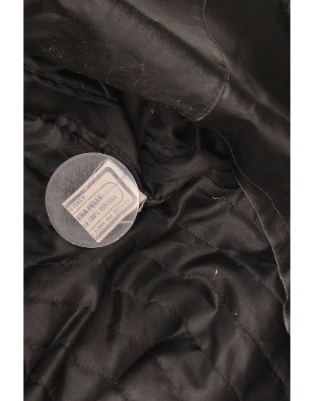 Veste en cuir homme vintage UK 38 Cuir noir moyen