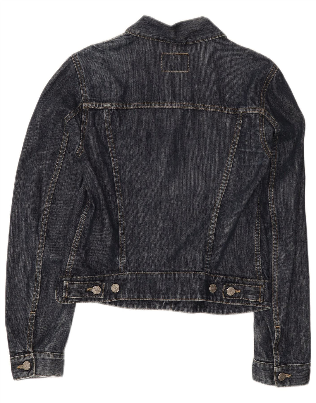 Gas Veste en jean courte pour femme UK 12 Bleu marine moyen en coton
