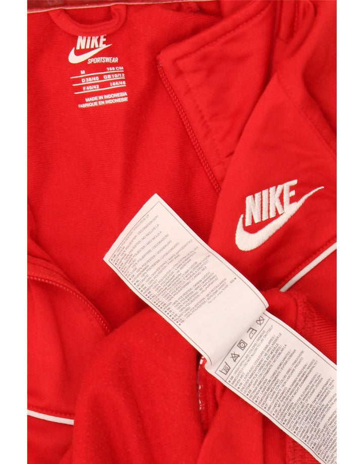 Nike Veste de survêtement pour femme UK 10/12 Rouge moyen Polyester