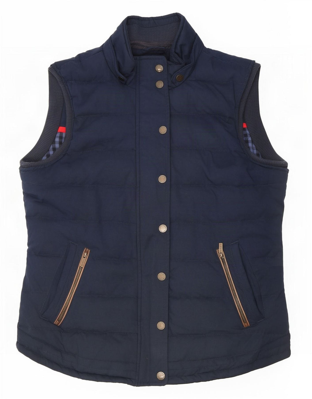 Fat Face Gilet rembourré pour femme UK 44 Large Bleu marine Polyester