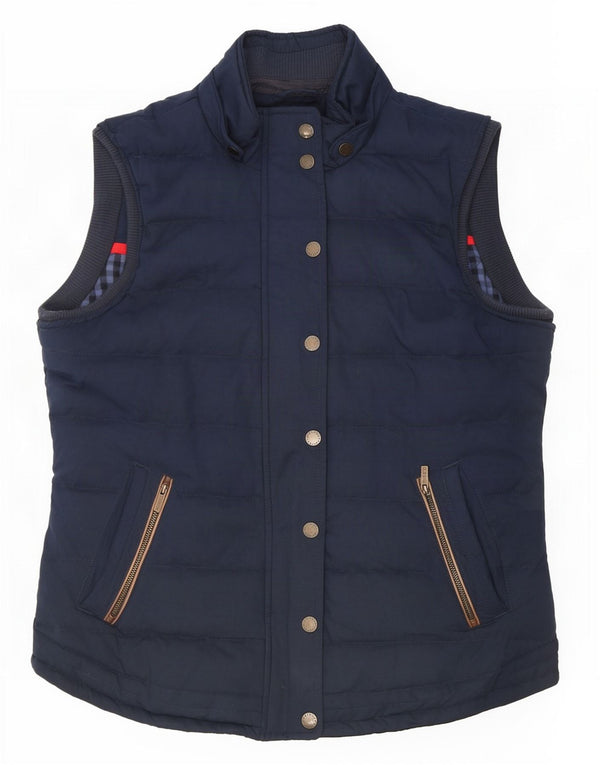 Fat Face Gilet rembourré pour femme UK 44 Large Bleu marine Polyester