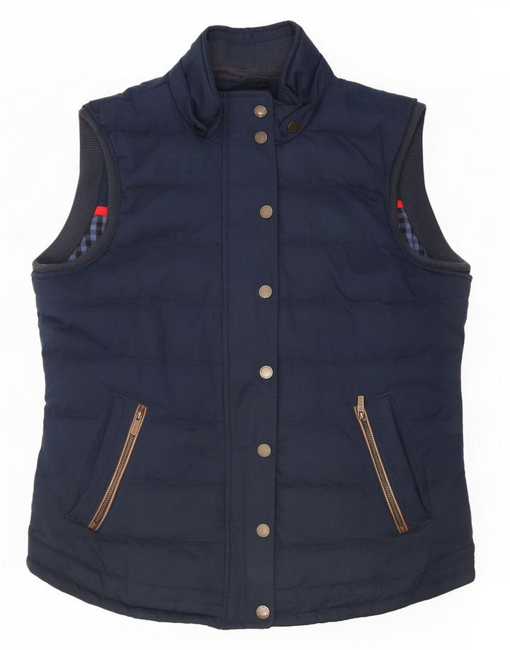 Fat Face Gilet rembourré pour femme UK 44 Large Bleu marine Polyester