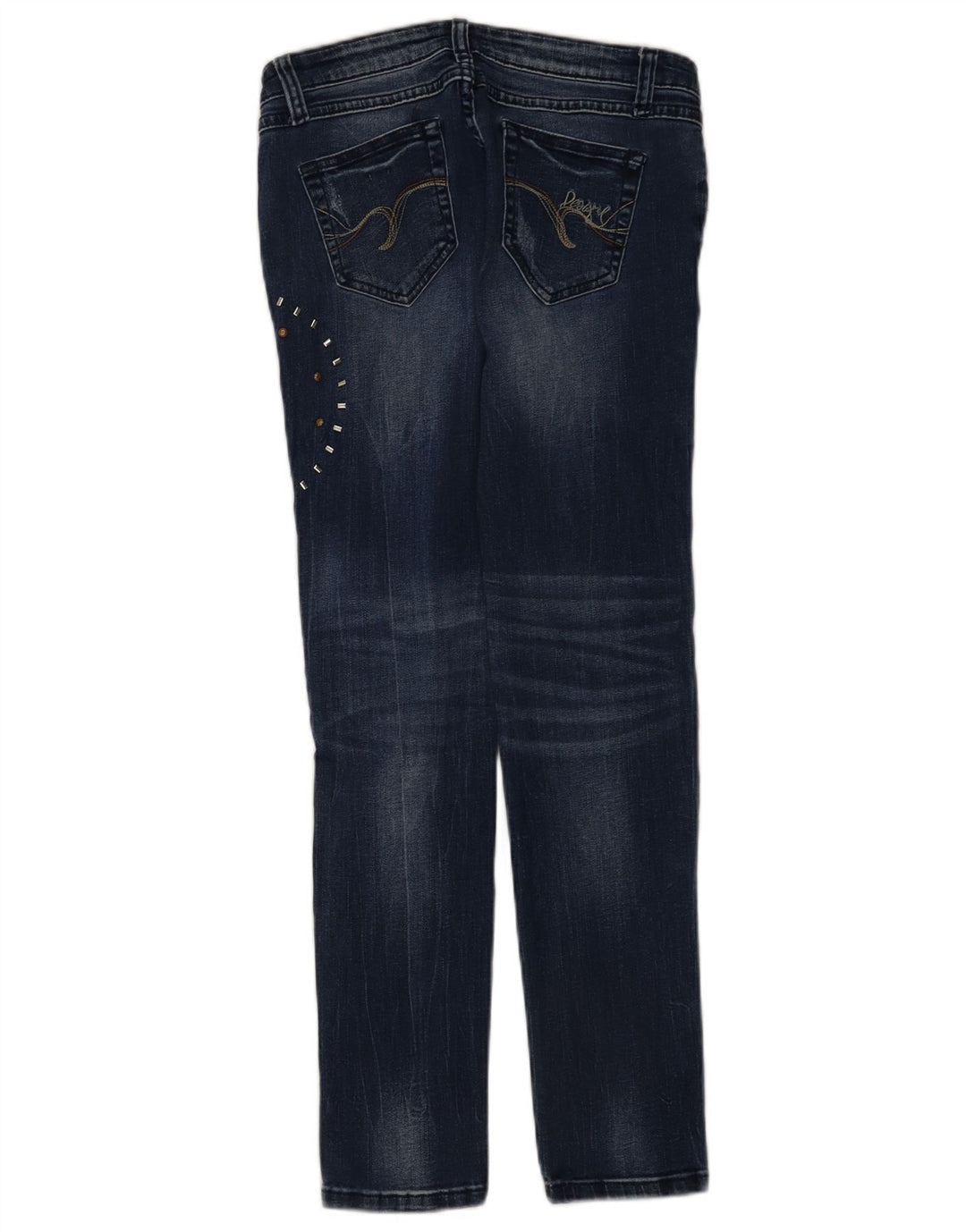 Desigual Jean Skinny W28 L28 Bleu Femme