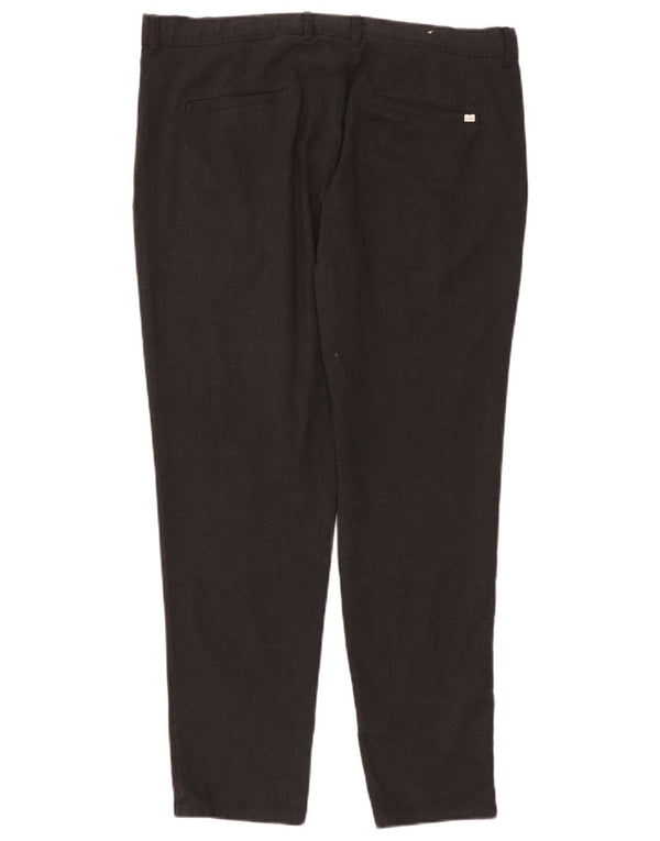 Zara Pantalon Chino Slim Homme EU 46 XL W36 L29 Gris