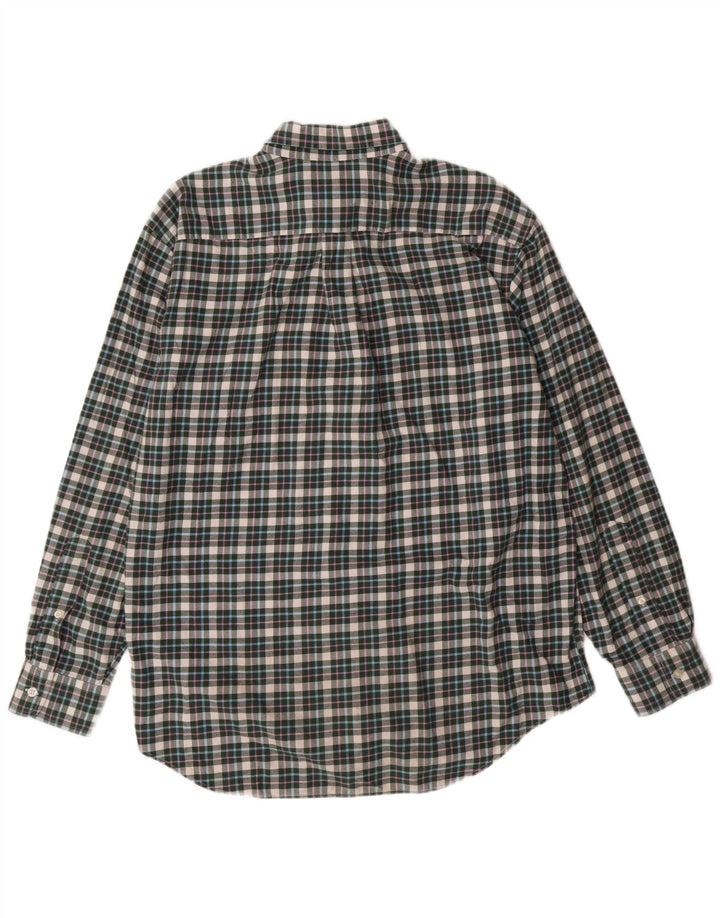 Vineyard Vines Chemise en flanelle pour homme en coton à carreaux vert moyen Preppy