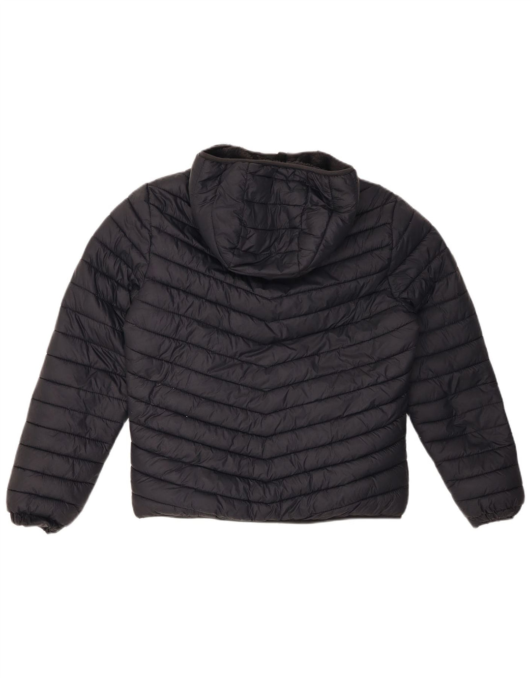 HOLLISTER Veste matelassée à capuche pour homme UK 34 XS Noir Nylon