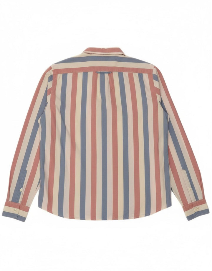 Lacoste Chemise Femme Taille 42 Grand Coton Rayé Multicolore