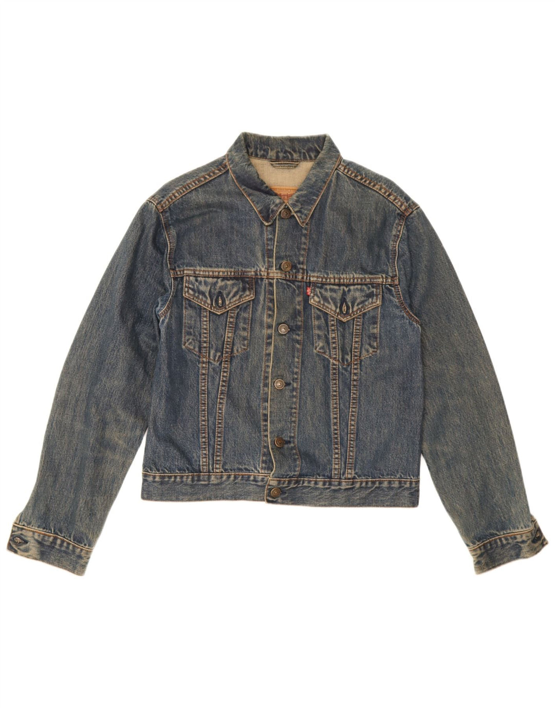 Levi's Veste en Jean Femme UK 18 XL Bleu