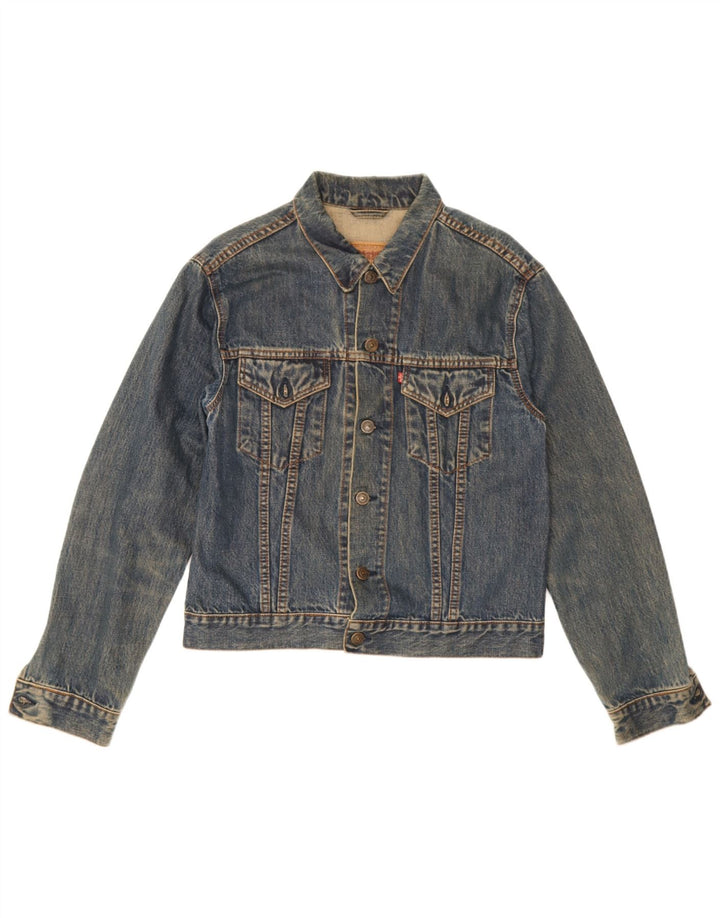 Levi's Veste en Jean Femme UK 18 XL Bleu