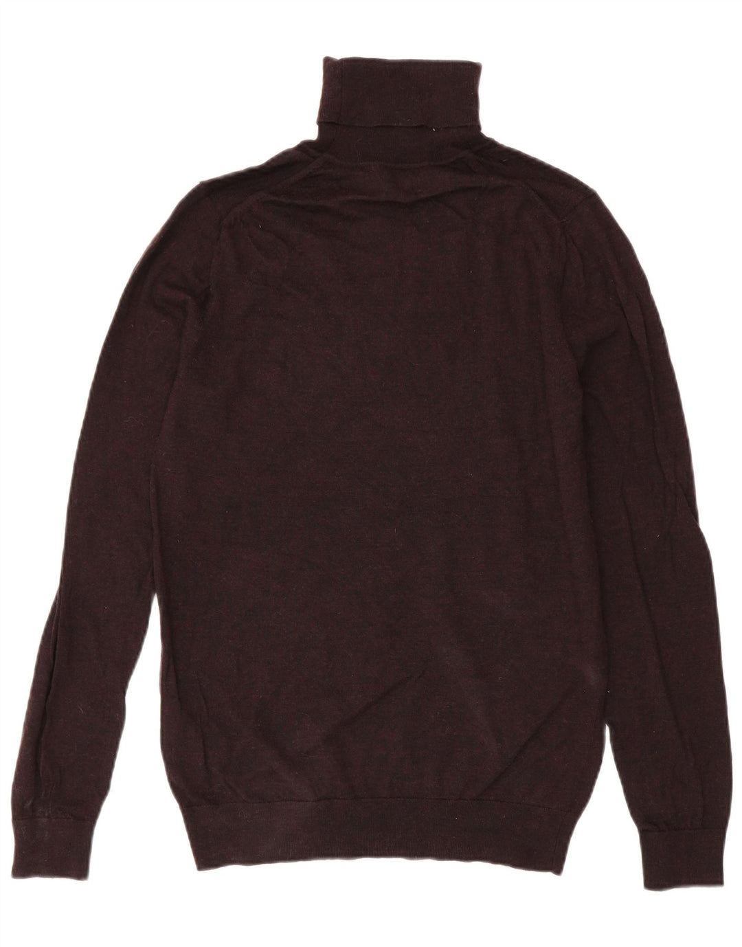 Reiss Pull Col Roulé Homme Laine Bordeaux Moyen