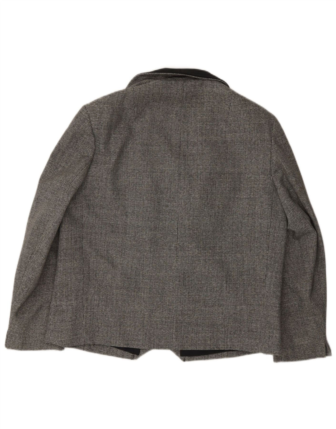 Erle ZF Veste blazer double boutonnage pour femme UK 16 Grand pied-de-poule gris