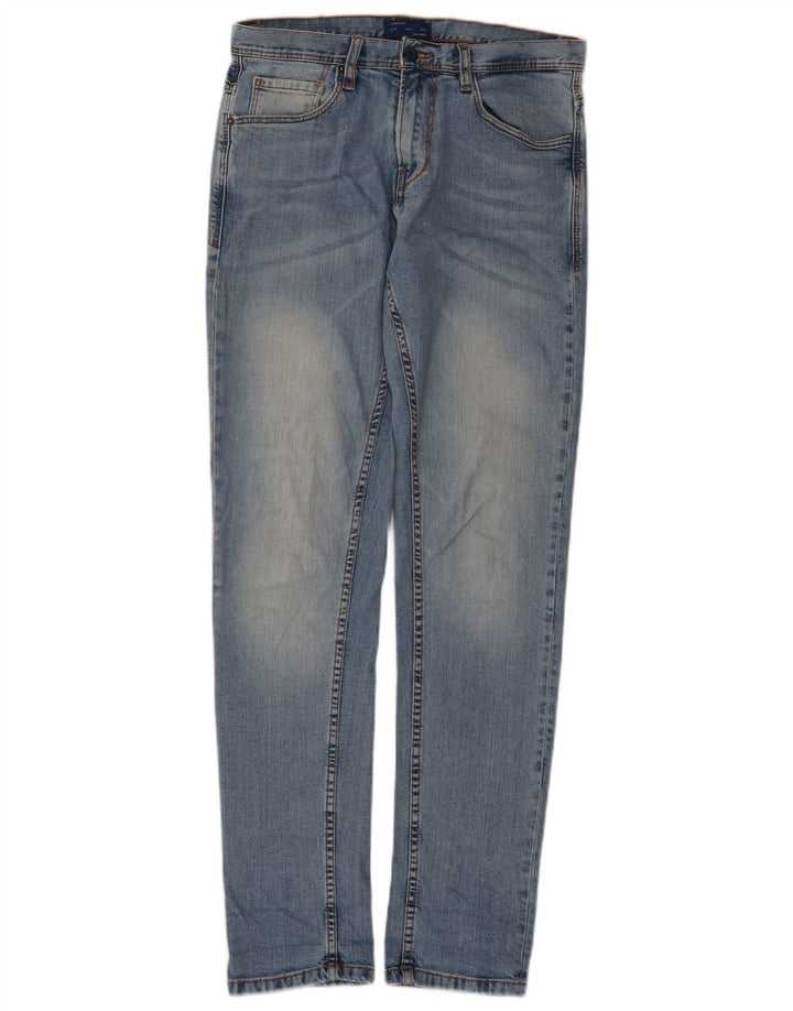 Zara Jean Slim Homme EU 38 Petit W30 L32 Bleu